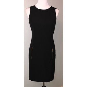 Michael Kors Gold Zip Detail Dress